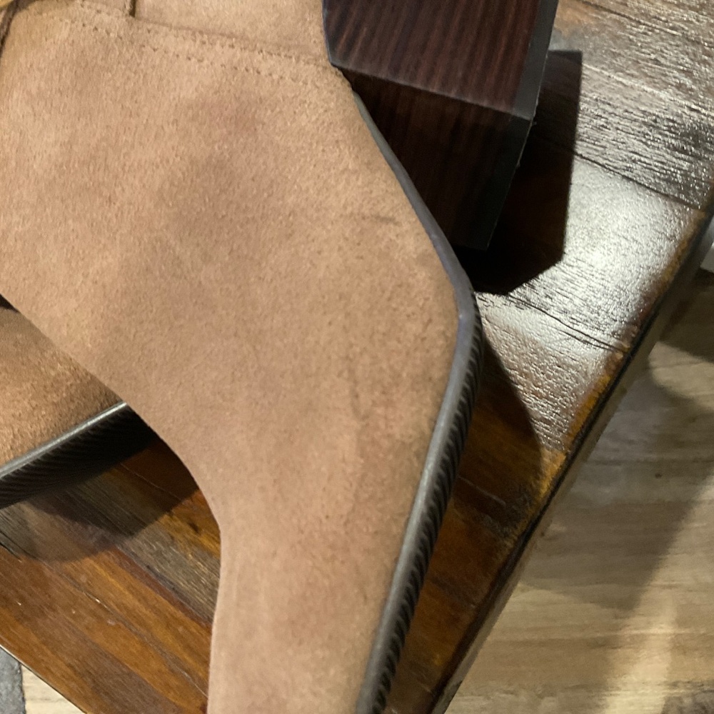 NWT Blondo TWYLA Waterproof Tall Boot Taupe Suede Size 7M - Picture 8 of 9